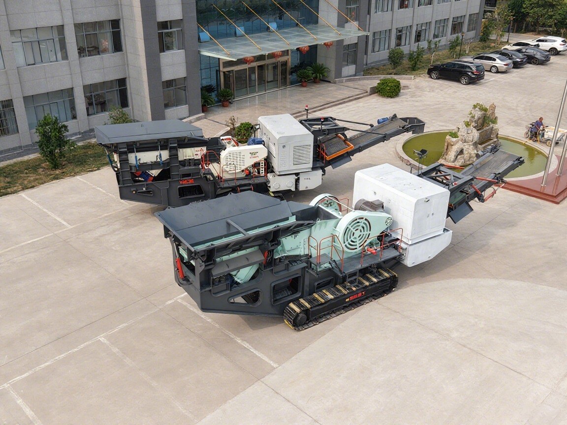 Mobile crushing plant 13