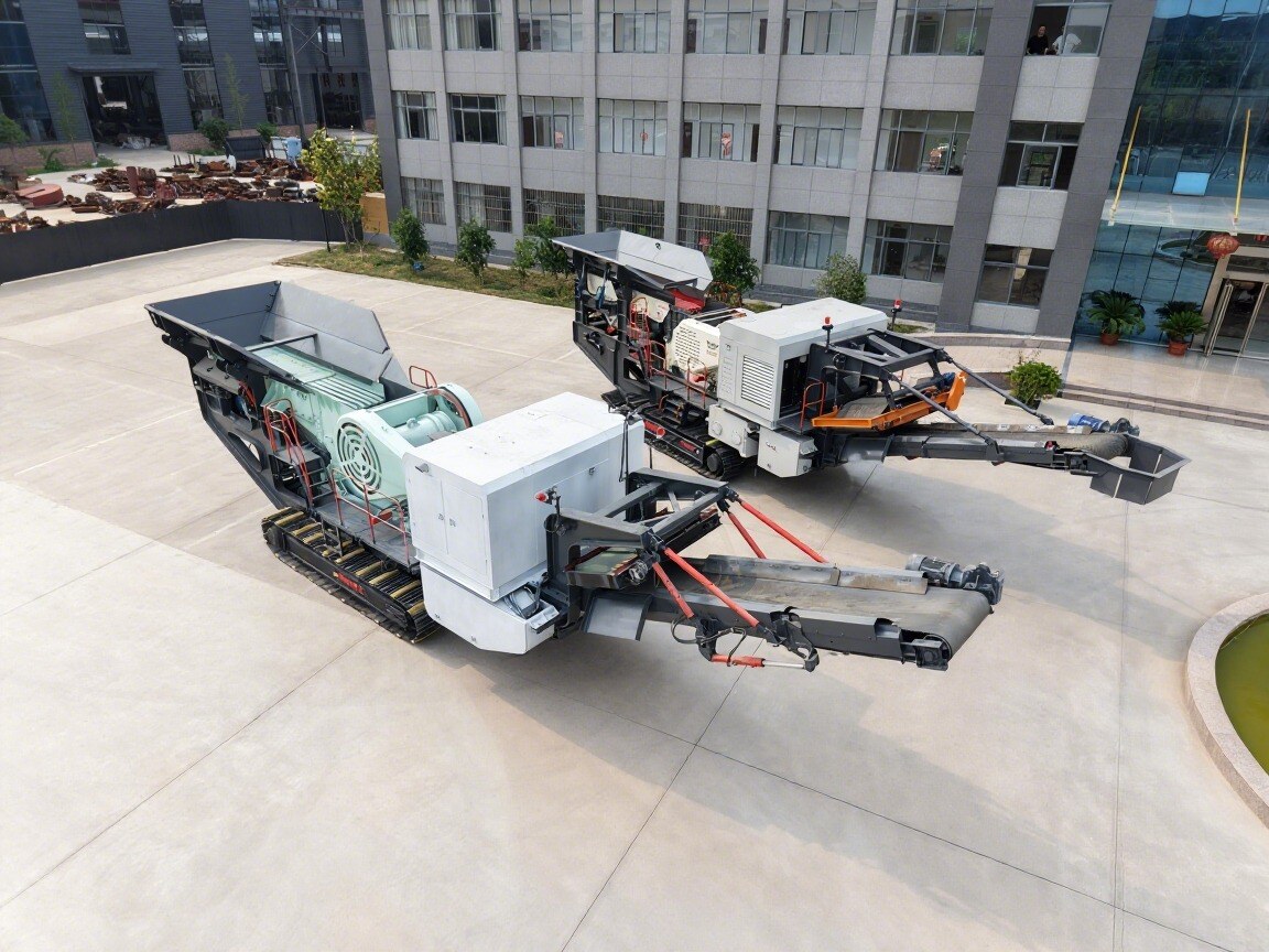 Mobile crushing plant 14