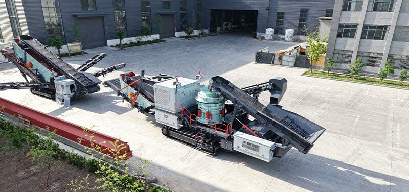 Mobile crushing plant 1