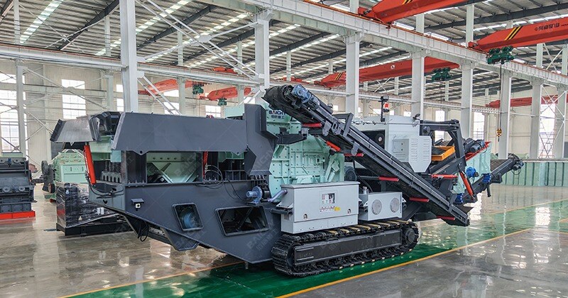 Mobile crushing plant 4