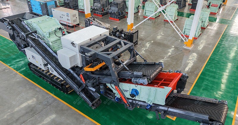 Mobile crushing plant 5