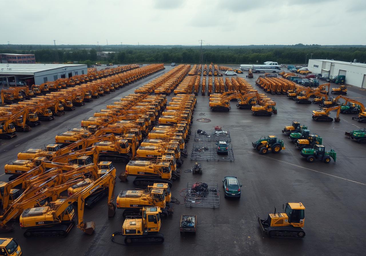 Japanese auction yard